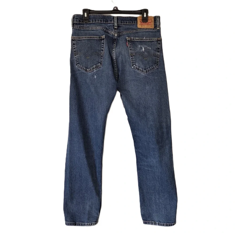 Levi's Men's 505 Regular Fit Straight Leg Jeans - 34x32 Medium Wash